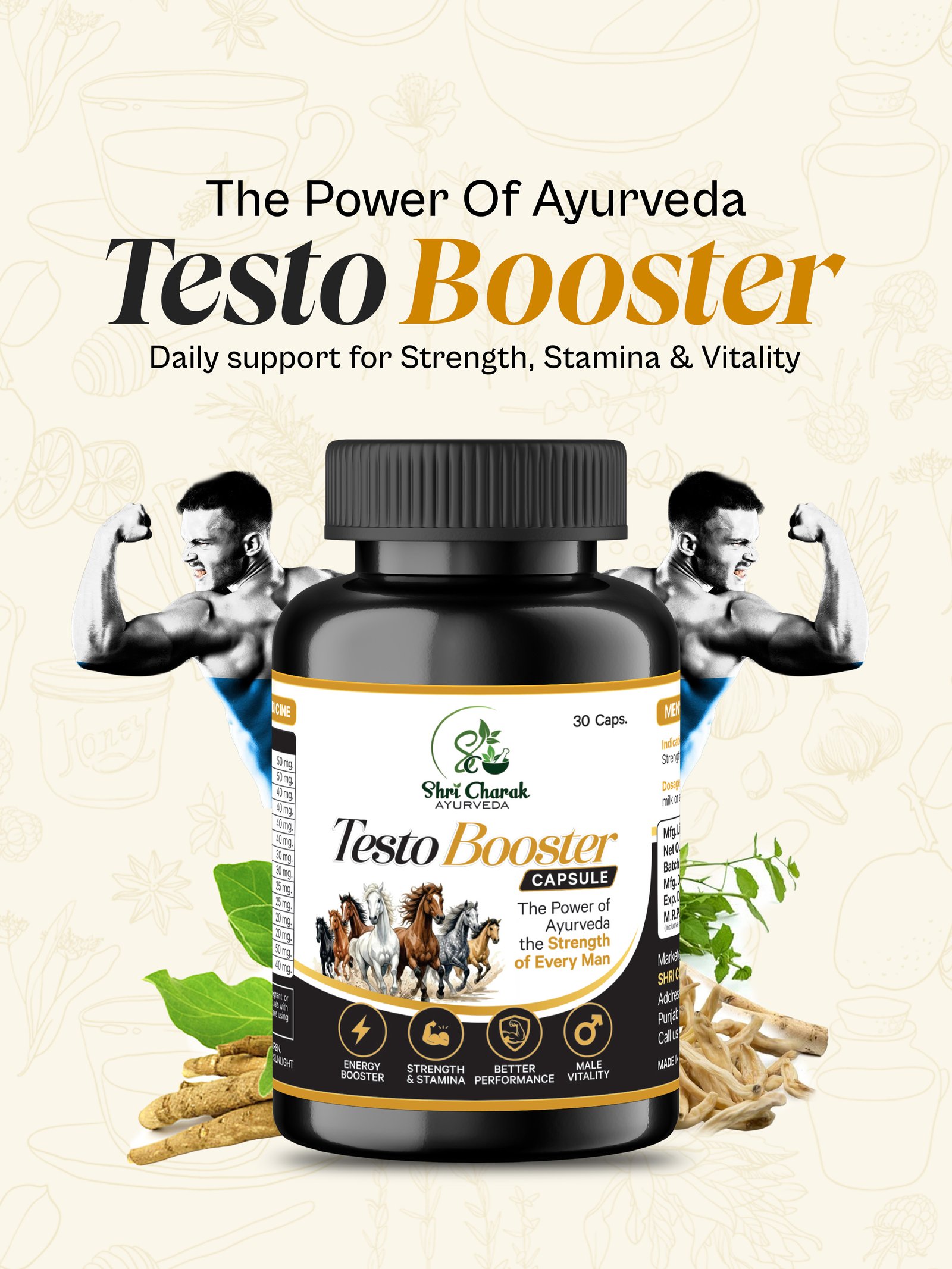 Testo Booster Capsule & BioLive Capsule