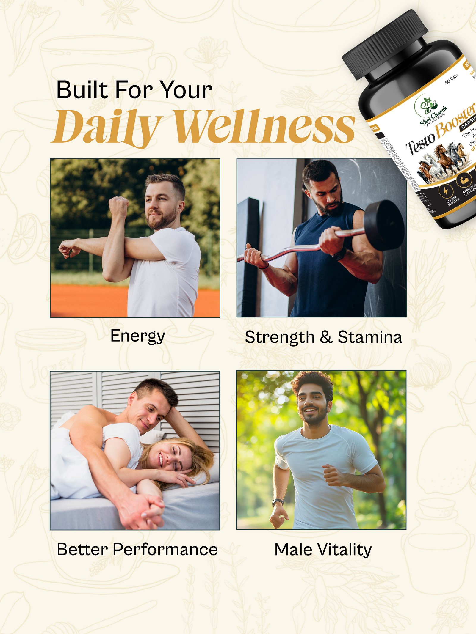 Testo Booster Capsule & BioLive Capsule